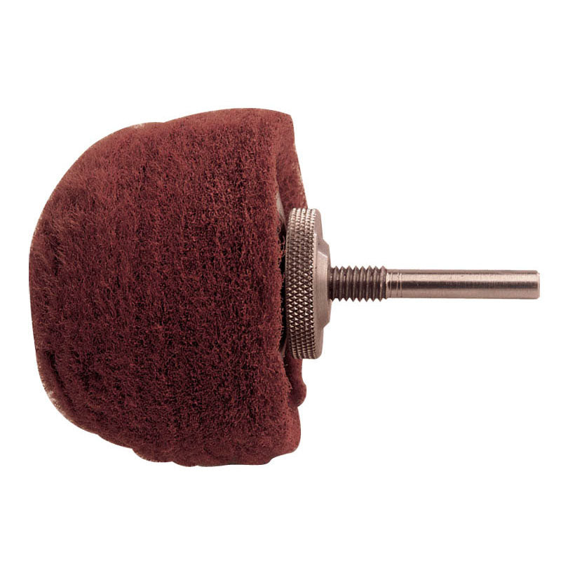 Superior Abrasives MM6430607 Shur-brite 2" x 2" x 1/4" 10-Ply Heavy Duty Satin Finishing Goblet Wheel, Fine