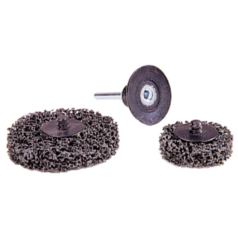 Superior Abrasives MM6434365 Shur-brite 3" Type R Black Stripping Quick Change Disc, XCRS