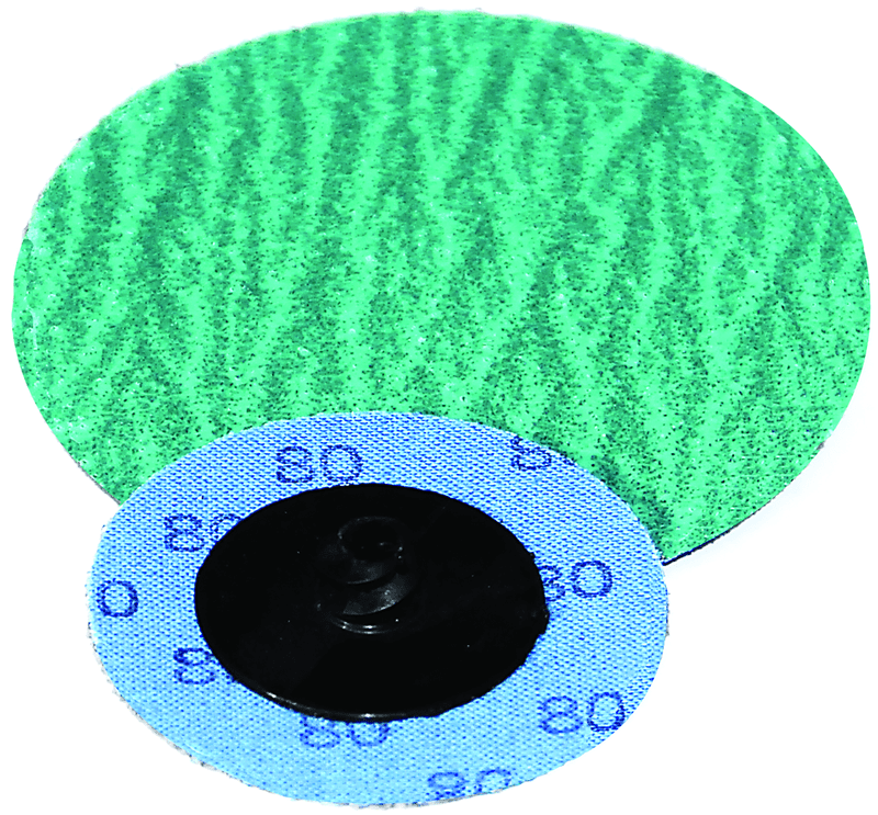 Superior Abrasives MM6436687 Shur-kut 2" Type R Zirconia Grinding Aid Quick Change Disc, 80 Grit
