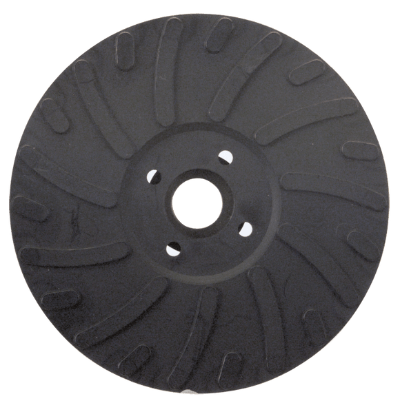 Gemtex MM6650019 5" - Smooth Bore - Spiral Pattern - Polymer Backing Plate For Resin Fibre Disc Without Nut