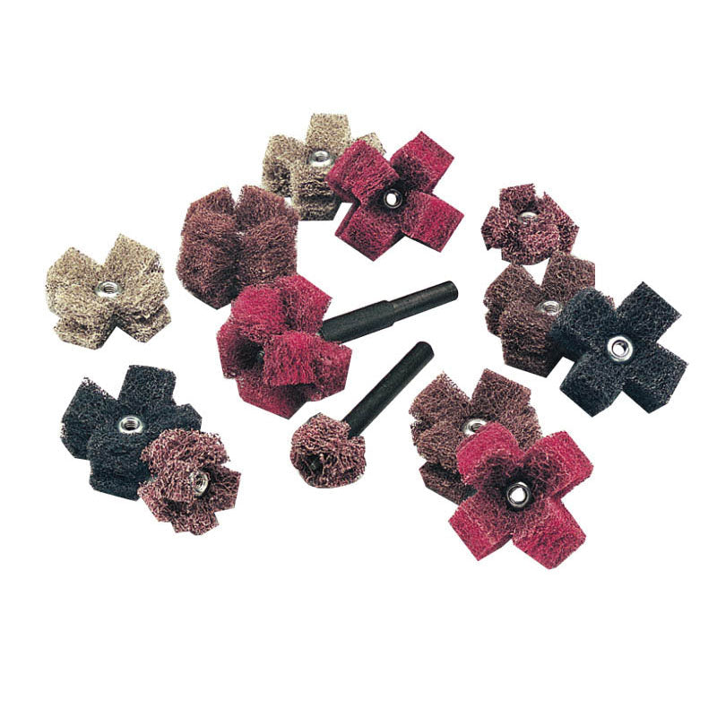 Standard Abrasives MM75727403 3" x 3/4"-1/4"-20 Eyelet - Very Fine Grit - Aluminum Oxide - Buff and Blend Disc Alt mfg # 727403