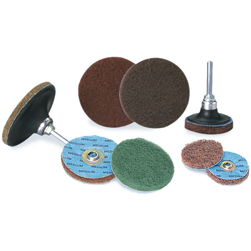 Standard Abrasives MM75840458 3" - Roll-On - Medium Grit - High Strength Buff & Blend Disc Alt mfg # 840458
