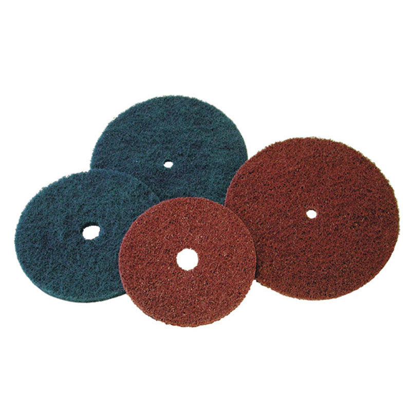 Standard Abrasives MM75870710 6" x 1/2" - Eyelet - Medium Grit - Aluminum Oxide Buff & Blend Disc (Tan) Alt mfg # 870710