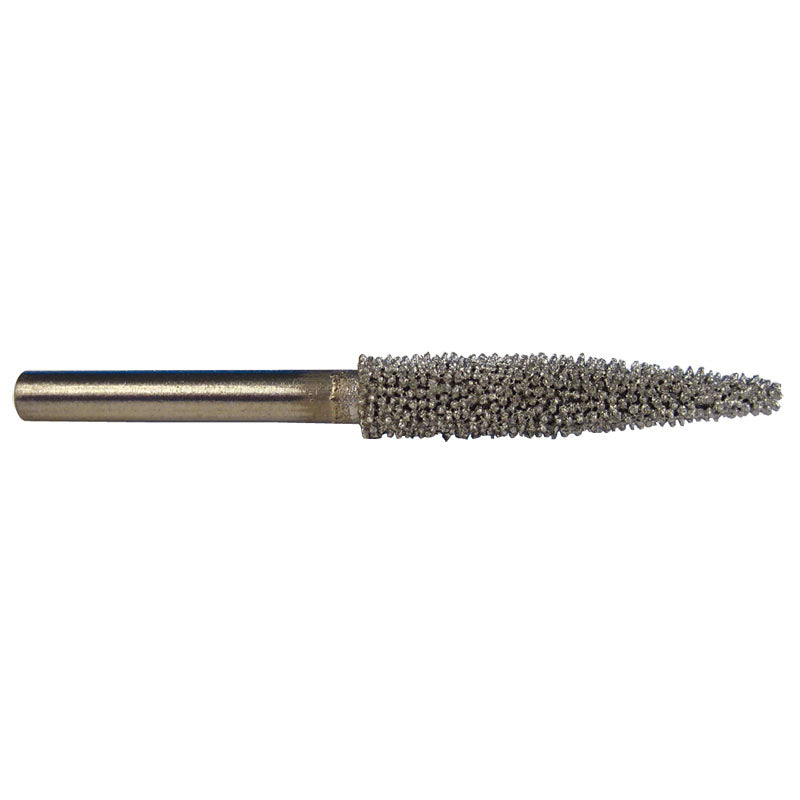 Kutzall MN35T14S 1/4" x 1 3/4"-1/4" Shank - Taper SSG Carbide Burr