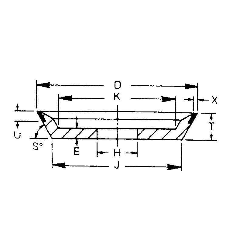 Generic USA MP5011500227 3-3/4X1-1/2X1-1/4 D100 100