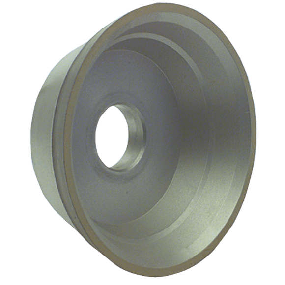 Generic USA MP5511500237 3-3/4" x 1-1/2" x 1-1/4"-1/16" Abrasive Depth-120 Grit - CBN Flaring Cup Wheel - Type 11V9