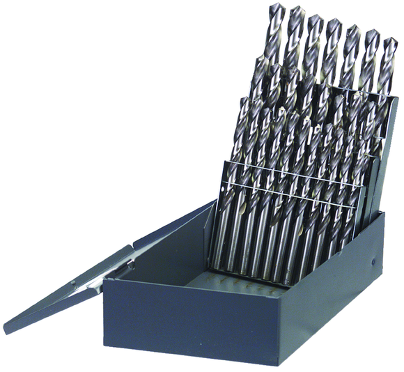 Morse Cutting Tools MT1218169 26 Pc. A - Z Letter Size Cobalt Surface Treated Jobber Drill Set Series/List #8070