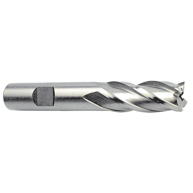 Morse Cutting Tools MT2244152 13/32" x 3/8" x 1" x 2 11/16" 4 Flute Single End HSS Finishing Center Cutting End Mill-Uncoated Series/List #4550