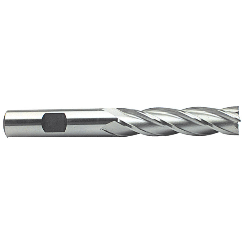 Morse Cutting Tools MT2244173 3/8" x 3/8" x 1 1/2" x 3 1/4" 4 Flute Single End HSS Finishing Center Cutting End Mill-Uncoated Series/List #4551