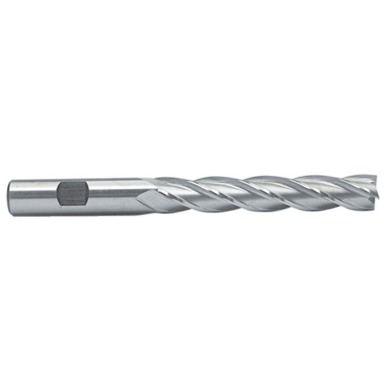 Morse Cutting Tools MT2544521 1/2" x 1/2" x 3" x 5" 4 Flute Single End HSSCo Finishing Center Cutting End Mill-Uncoated Series/List #4588