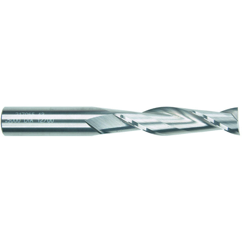 Morse Cutting Tools MT3258250 5/16" x 5/16" x 1 1/8" x 3" 2 Flute Single End Carbide Finishing Center Cutting End Mill-Uncoated Series/List #5954