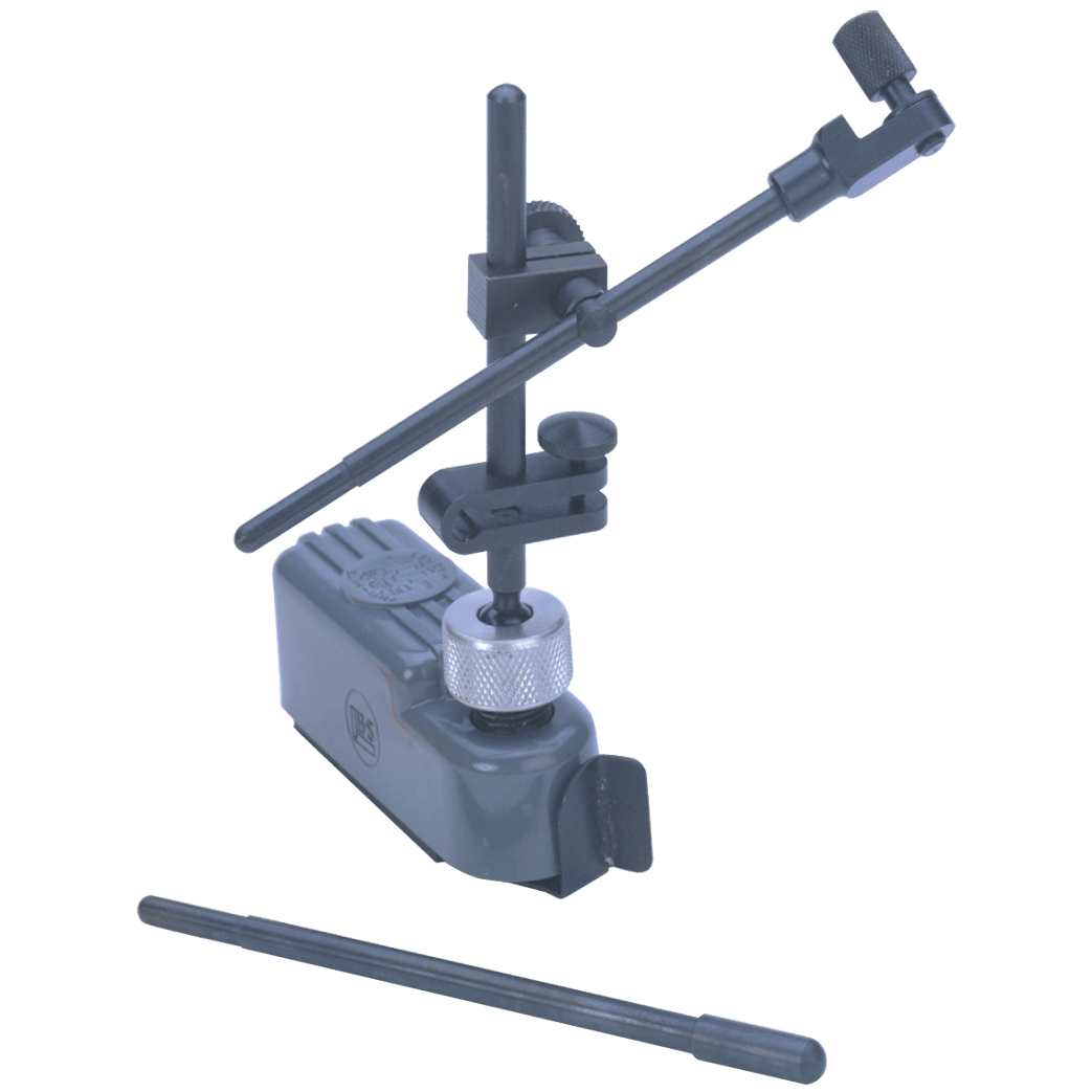 Brown & Sharpe MV4544919 Magnetic Base Indicator Holder - Model 599–7765 - Fingertip Release - Fine Adjustment