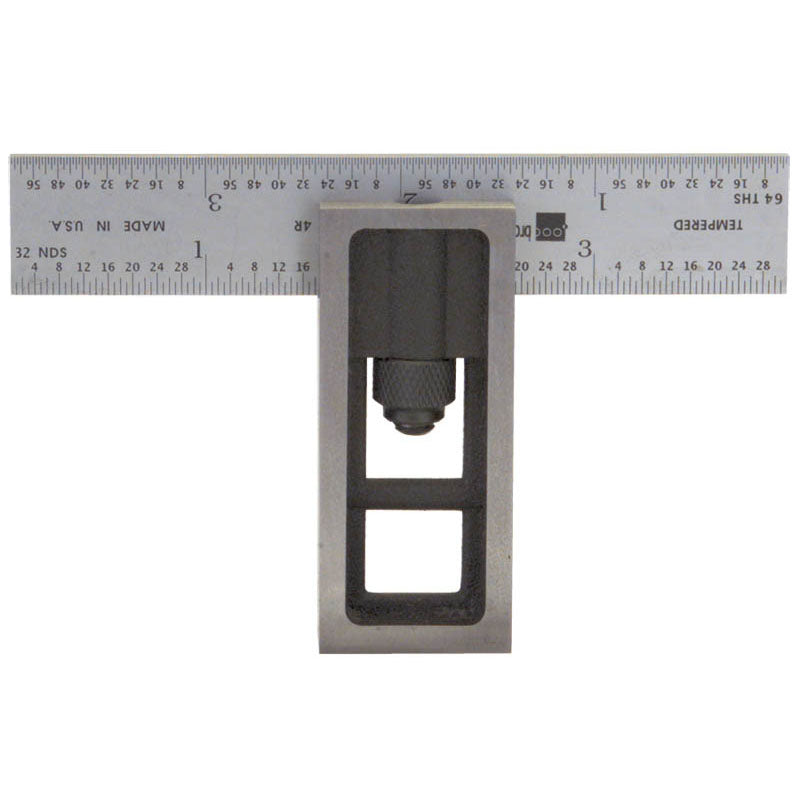 Brown & Sharpe MV4546308 Model 599–555–1–4"–16R Graduation - Chrome - Double Square