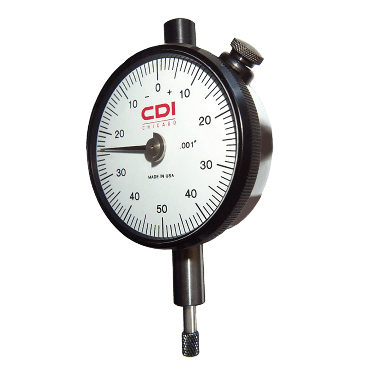 Chicago Dial Indicator MV6526204CJ Dial Indicator - 2.0" Total Range-0-100 Dial Reading - AGD 2