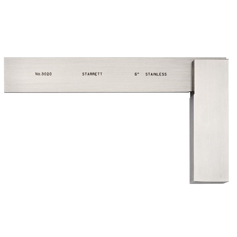 Starrett MV7012226 Model 3020–4–4" Length–3020 Series - Toolmakers' Grade Stainless Steel Solid Square
