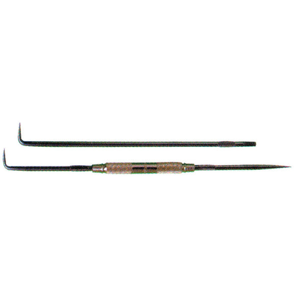 Starrett MV7050316 Scriber Model 67A - with 3 Points (1 - Straight, 1 - Short Bent, 1 - Long Bent)–9"–12" Overall Length; Hardened Tip