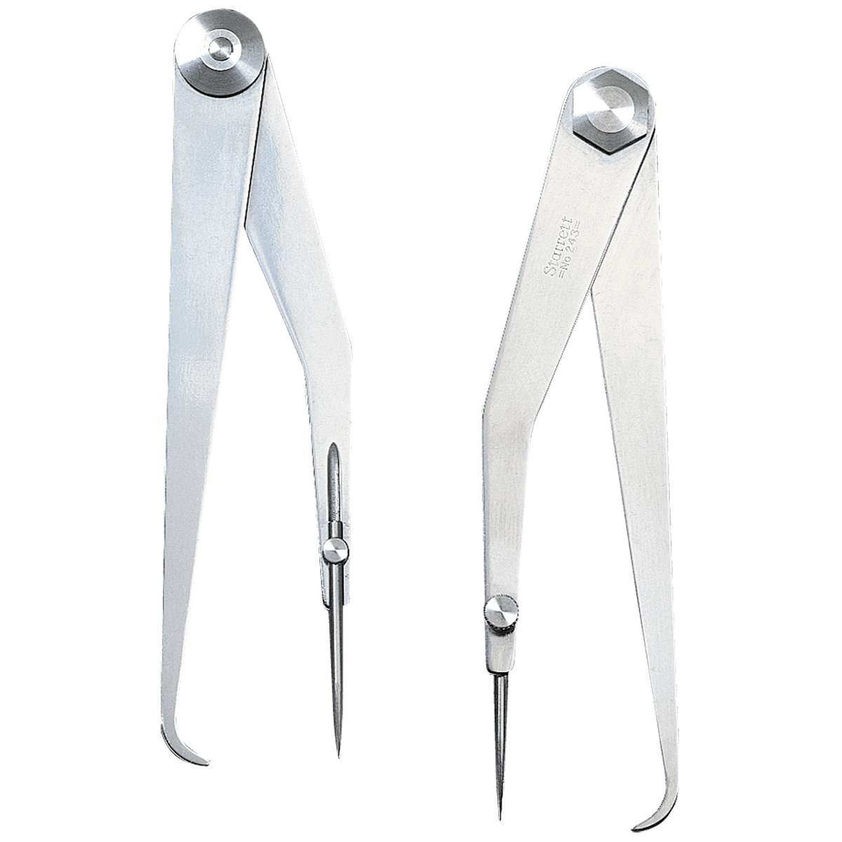 Starrett MV7051143 243-6 Firm-Joint Hermaphrodite Caliper, 0-6"/150mm