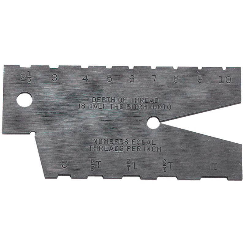 Starrett MV7051319 Model 284–1 to 10 Pitch–29° Acme Screw Thread Gage