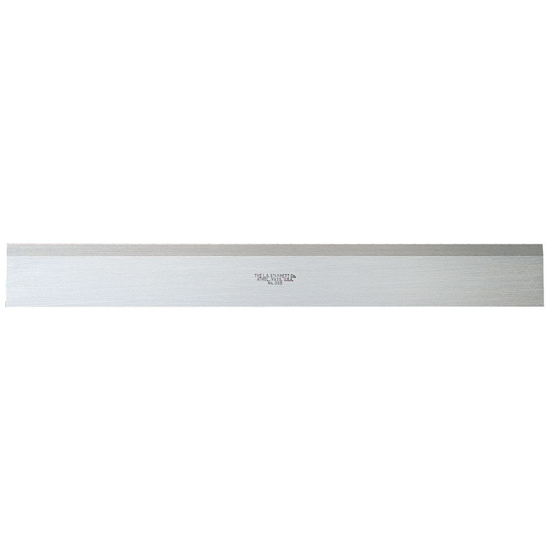 Starrett MV7051456 Model 385–18–18" x 1 13/32" x 11/16" - Steel Straight Edge With Bevel, No Graduations