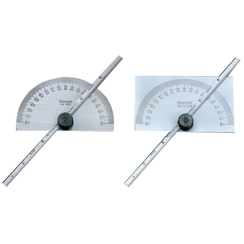 Starrett MV7052532 Model 493 - Semi Circular Head - Protractor