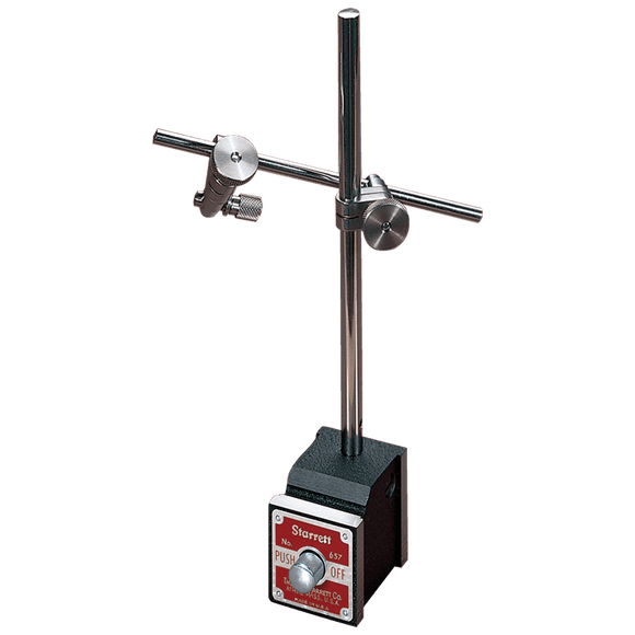 Starrett MV7052743 Magnetic Base Indicator Holder - 1 15/16" x 1 5/8" x 1 7/8" Base Size - Power On/Off - Standard