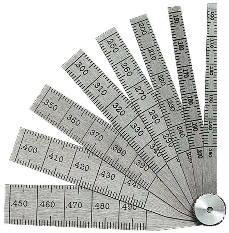 Starrett MV7056031 Taper Gage - Model 269MA-10 Leaf-2.0" to 12.0 mm Range