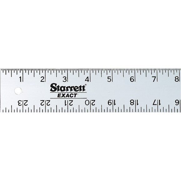 Starrett MV8036091 Model ASE36-36" x 2" x 0.081" - Aluminum Straight Edge With 1/8 & 1/16 Graduations