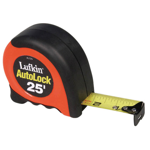 Lufkin MZ50AL725 Tape, 1" x 25', Auto-Lock 700 Series