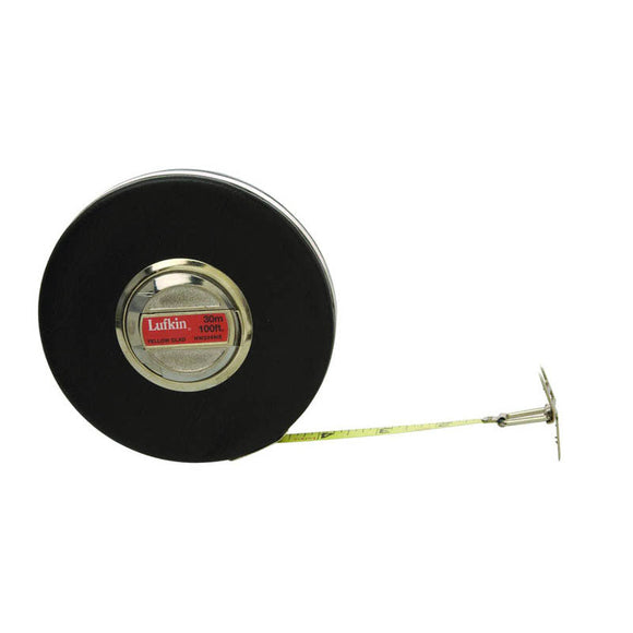 Lufkin MZ50HW226ME 10mm (3/8") x 30m (100') Banner Yellow Clad Tape Measure