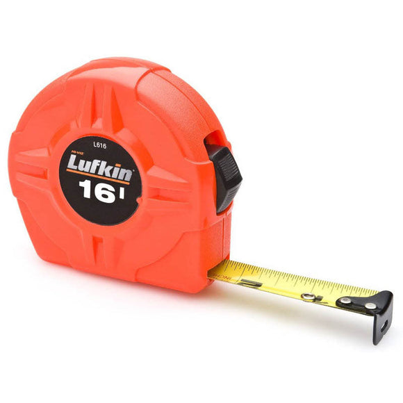 Lufkin MZ50L616 3/4" x 16' Hi-Viz Orange Value Tape Measure