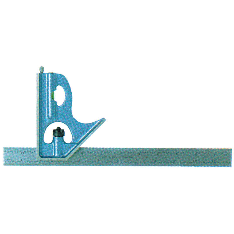 Fowler NA5552388012 2 Pieces Combination Square Set - Model 52–388–012–12"–4R Graduation - Satin Chrome