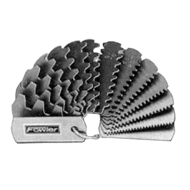 Fowler NA5552470150 Model 52–470–150–13 Leaves–0.5 to 5 mm Pitch - Involute Gear Tooth Gage