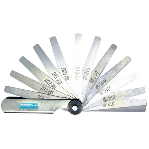 Fowler NA5552485006 Thickness Gage - Model 52-485-006-26 Leaf-0.0015" to 0.025" Range