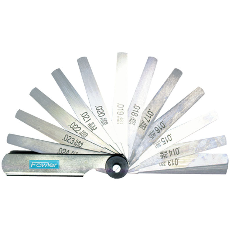 Fowler NA5552485010 Thickness Gage - Model 52-485-010-20 Leaf-0.05" to 1.0 mm Range