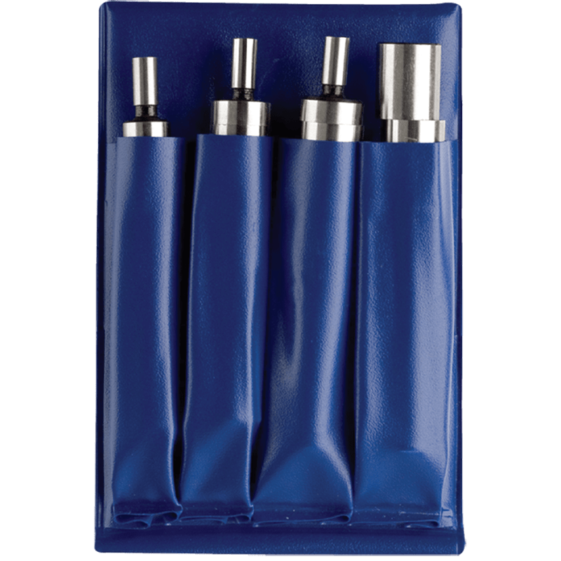 Fowler NA5552575125 Combo Edge & Center Finder Set - Model 52–575–125 - Single & Double End–3/8" & 1/2" Shank–0.200" & 0.500" Tip