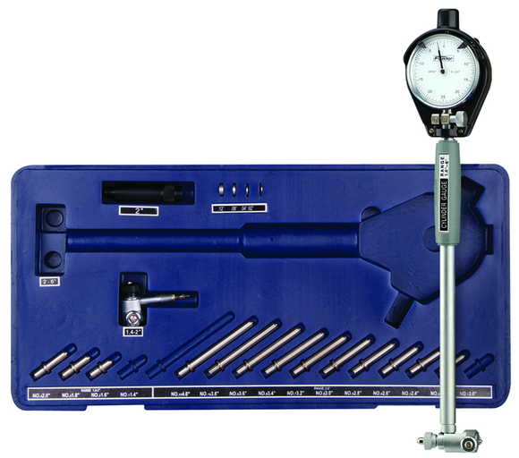 Fowler NA5552646220 Model 52–646–220–35–160 mm Measuring Range–0.01mm Graduation - Bore Gage Set with X-Tenders