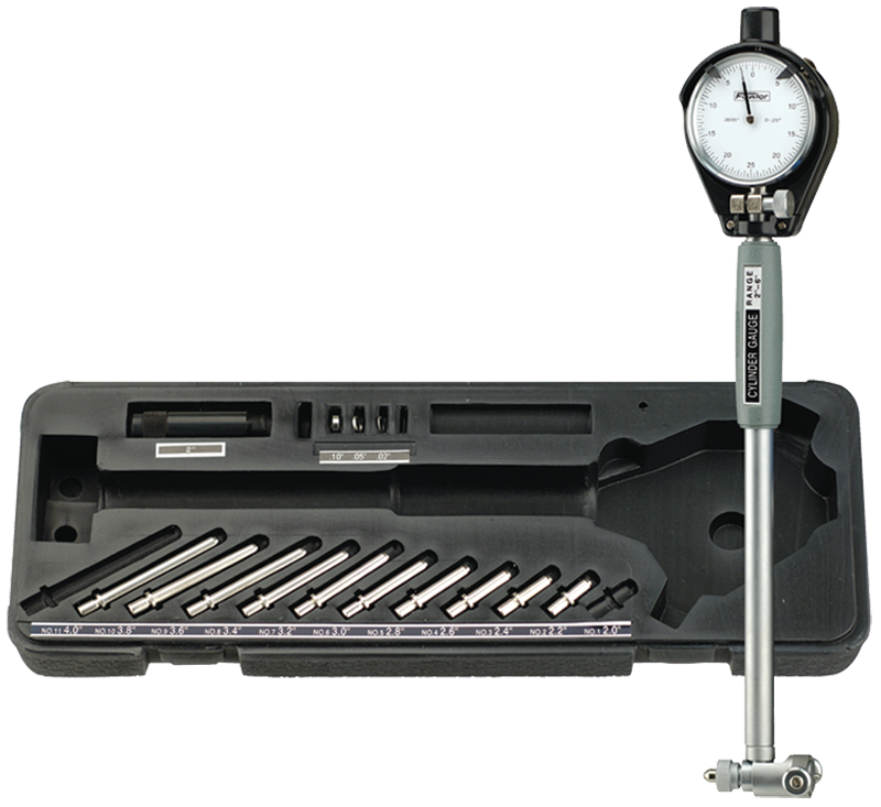 Fowler NA5552646300 Model 52–646–300–2.000"–6.000"–0.0005" Graduation - Dial Bore Gage Set