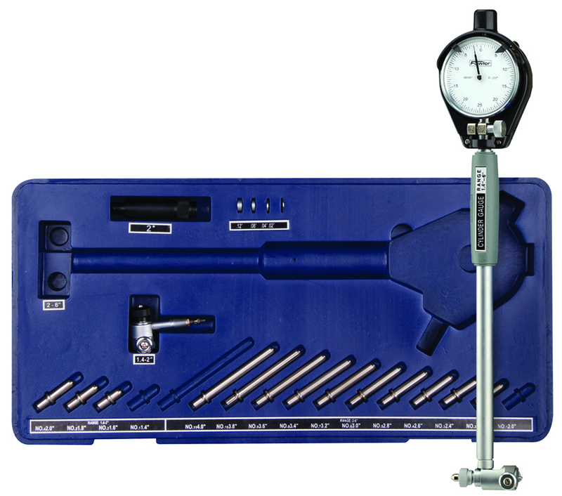 Fowler NA5552646400 Model 52–646–400–1.400"–6.000"–0.0005" Graduation - Dial Bore Gage Set