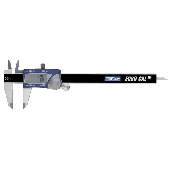 Fowler NA55541003301 IP54 Coolant Proof Electronic Caliper-0-6" / 0-150 mm Measuring Range - (0.0005 / 0.01 mm, fractions in 1/64 increments Resolution)