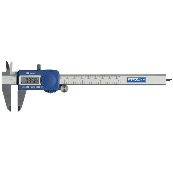 Fowler NA55541013001 Xtra-Value Electronic Caliper - 0-12" / 0-300 mm Measuring Range - (.0005" / 0.01 mm Resolution)