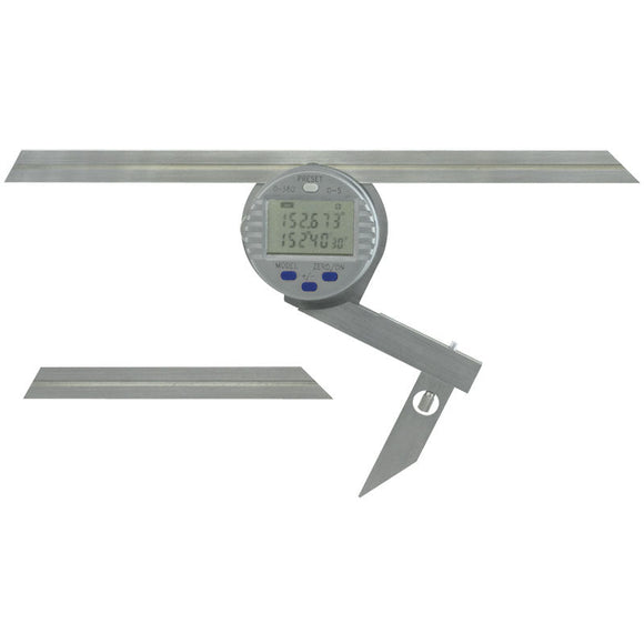 Fowler NA5554440750 Model 54-440-750-360° Graduation-6" & 12" Blade Size - Electronic Bevel Protractor