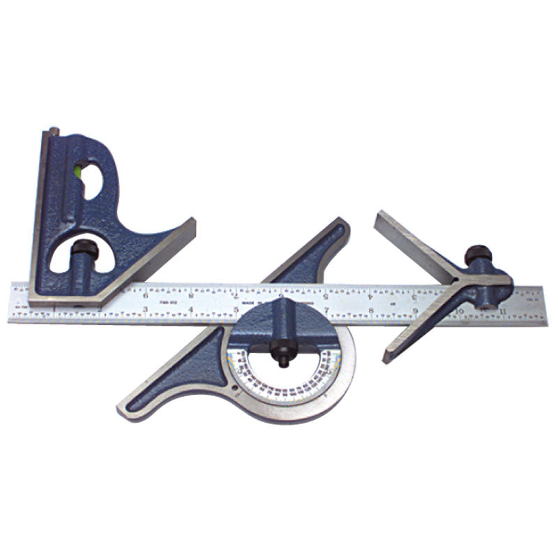 PEC Tools NB40H11824 4 Pieces Combinatioin Square Set - Model 7118–024H–24"–4R Graduation - Blade