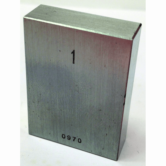 Procheck NB600I03125RS0C Certified Rectangular Steel Gage Block - 0.03125" - Grade 0