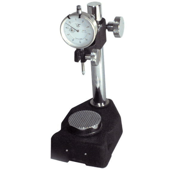 Procheck NB60SS2 Steel Check Stand Indicator Holder with Serrate Anvil - 4 1/4" x 5 1/2" Base Size