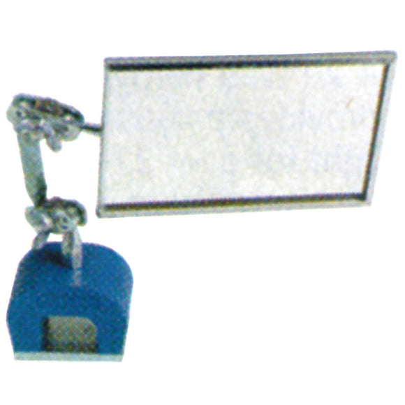 General NE50MB560 MB560 3-1/2" x 2" Rectangular - Inspection Mirror With Magnetic Base