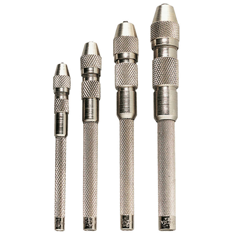 General NE50S94 S94 Up To 0.187" Range - Single End-4 Piece - Pin Vise Set