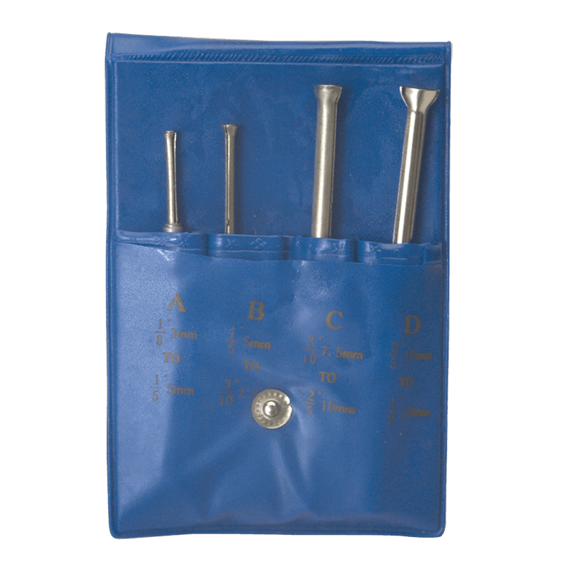 Procheck NN40290200 Model 290-200-4 Pieces - 0.125"-0.500" Range - Small Hole Gage Set
