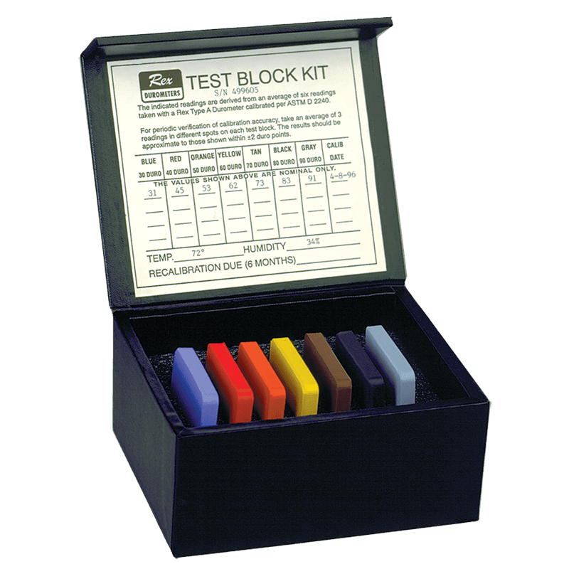 Rex NR55TBKD Model TBKD Type Shore D - Durometer Test Block