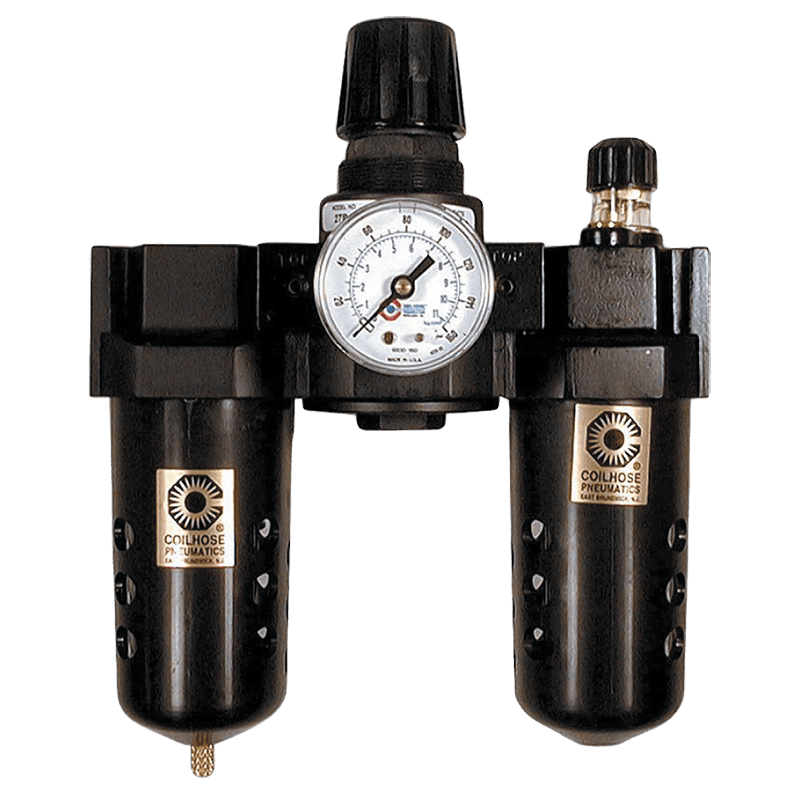 Coilhose Pneumatics NV5027FRL3G Model 27FRL3-G–3/8" NPT - Modular Series Standard Filter-Regulator-Lubricator
