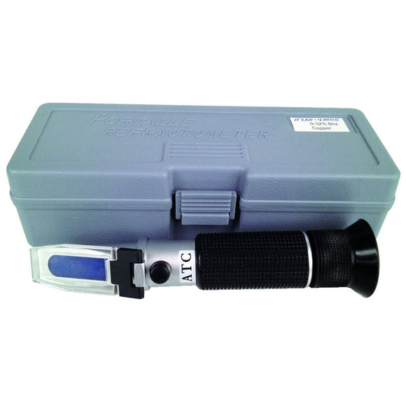 Procheck NZ6040005 Refractometer with carring case 0-32 Brix Scale, includes case & sampler